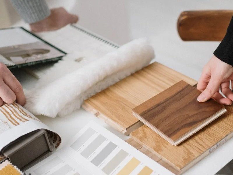 Comparing Flooring Samples