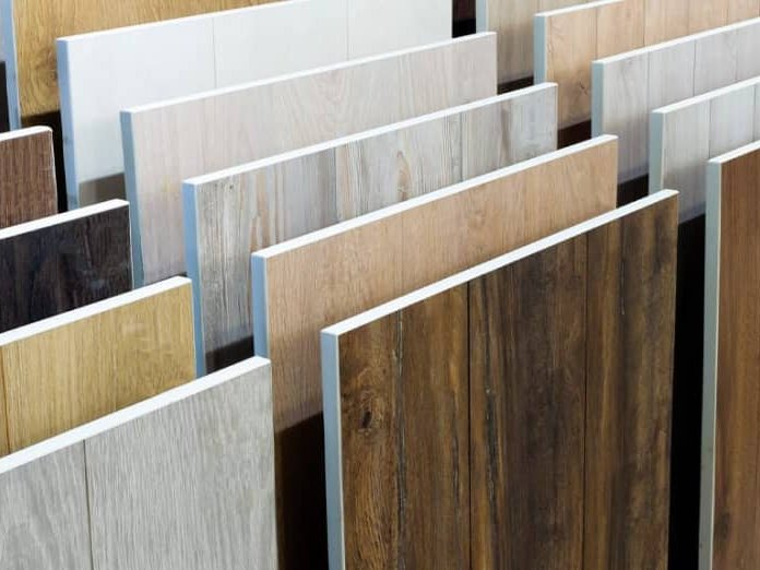 Flooring samples in a local Boone NC showroom