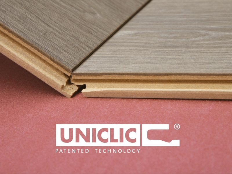 Uniclic locking system on a new SolidTech R floor